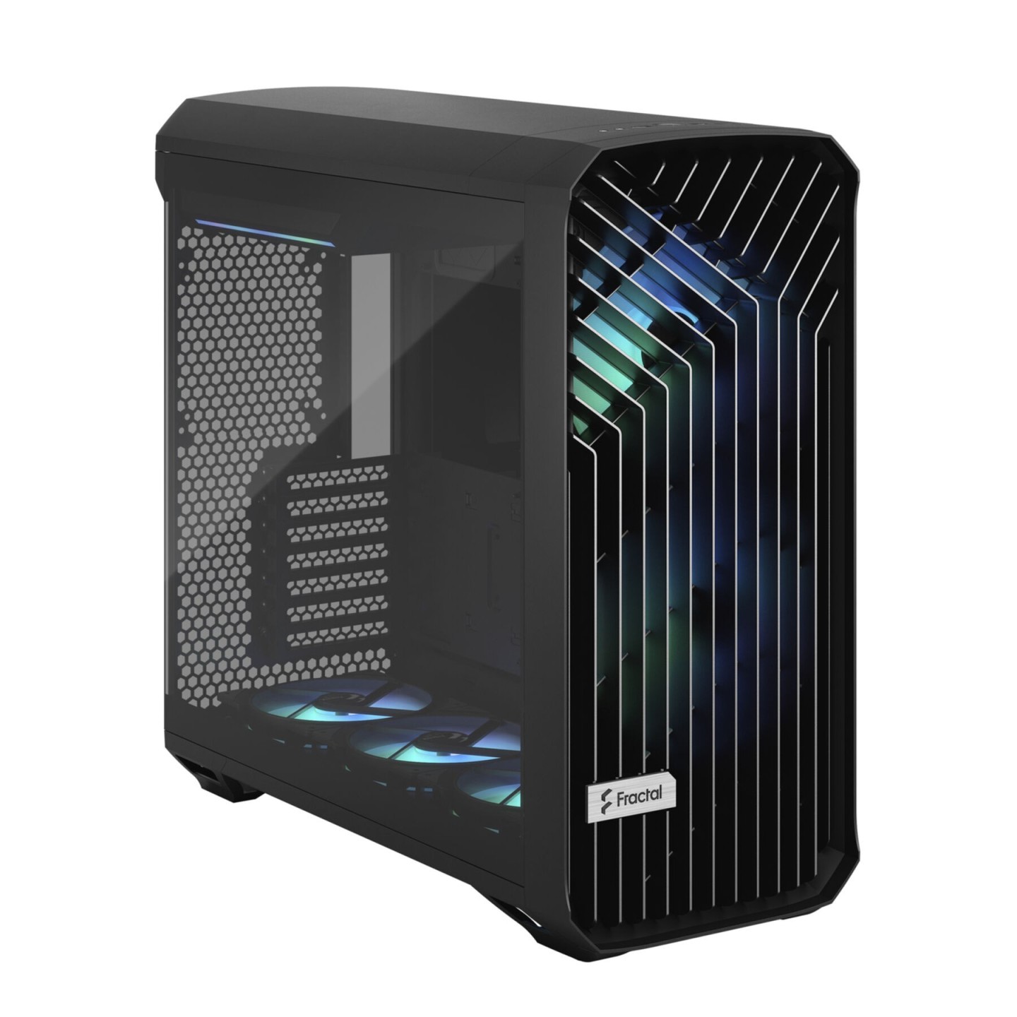 Fractal Torrent RGB TG Black E-ATX Case w/ 2x180mm+3x140mm RGB Fans (Boxed) — Buy in Cyprus with Fast Delivery