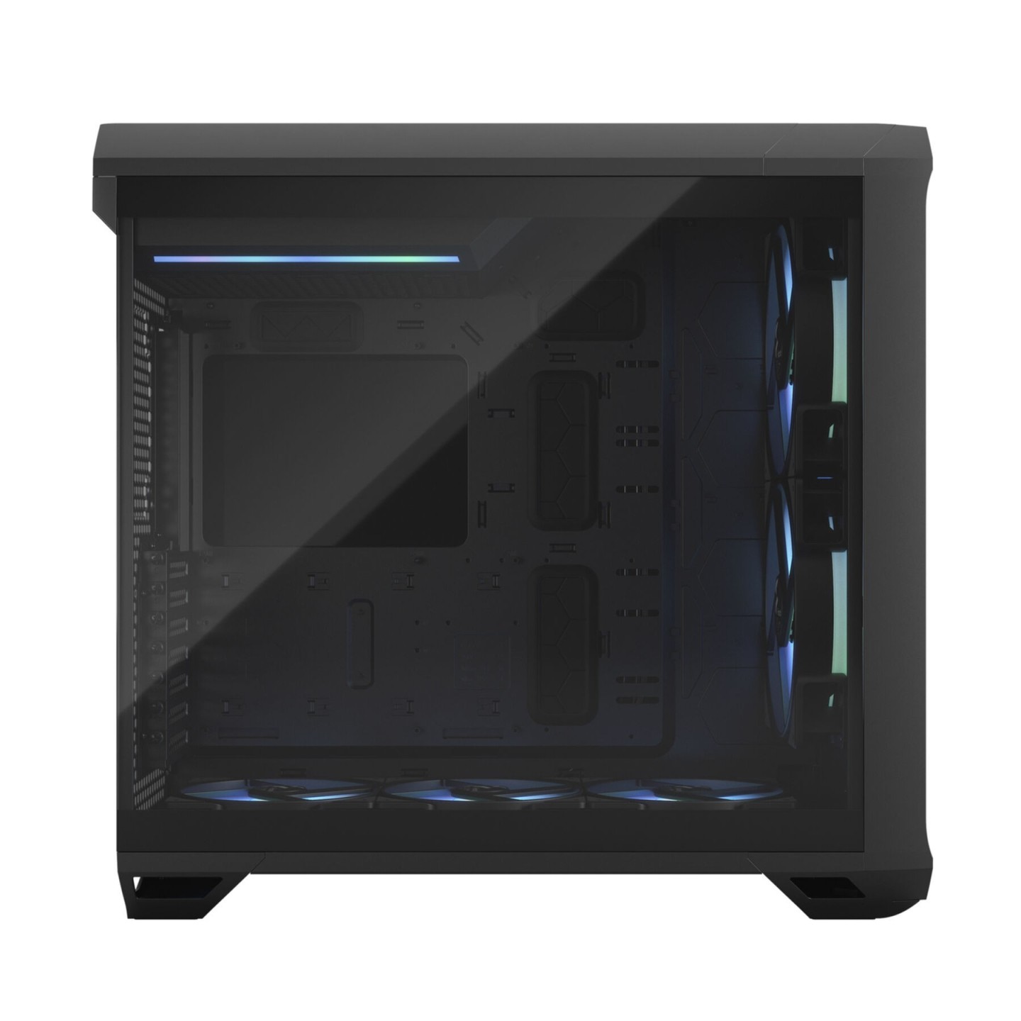 Fractal Torrent RGB TG Black E-ATX Case w/ 2x180mm+3x140mm RGB Fans (Boxed) — Buy in Cyprus with Fast Delivery