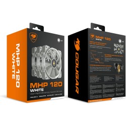 Buy COUGAR Case Fan - MHP 120 - 120mm White 3-pack in Cyprus, Nicosia, Limassol, Larnaka, Pafos