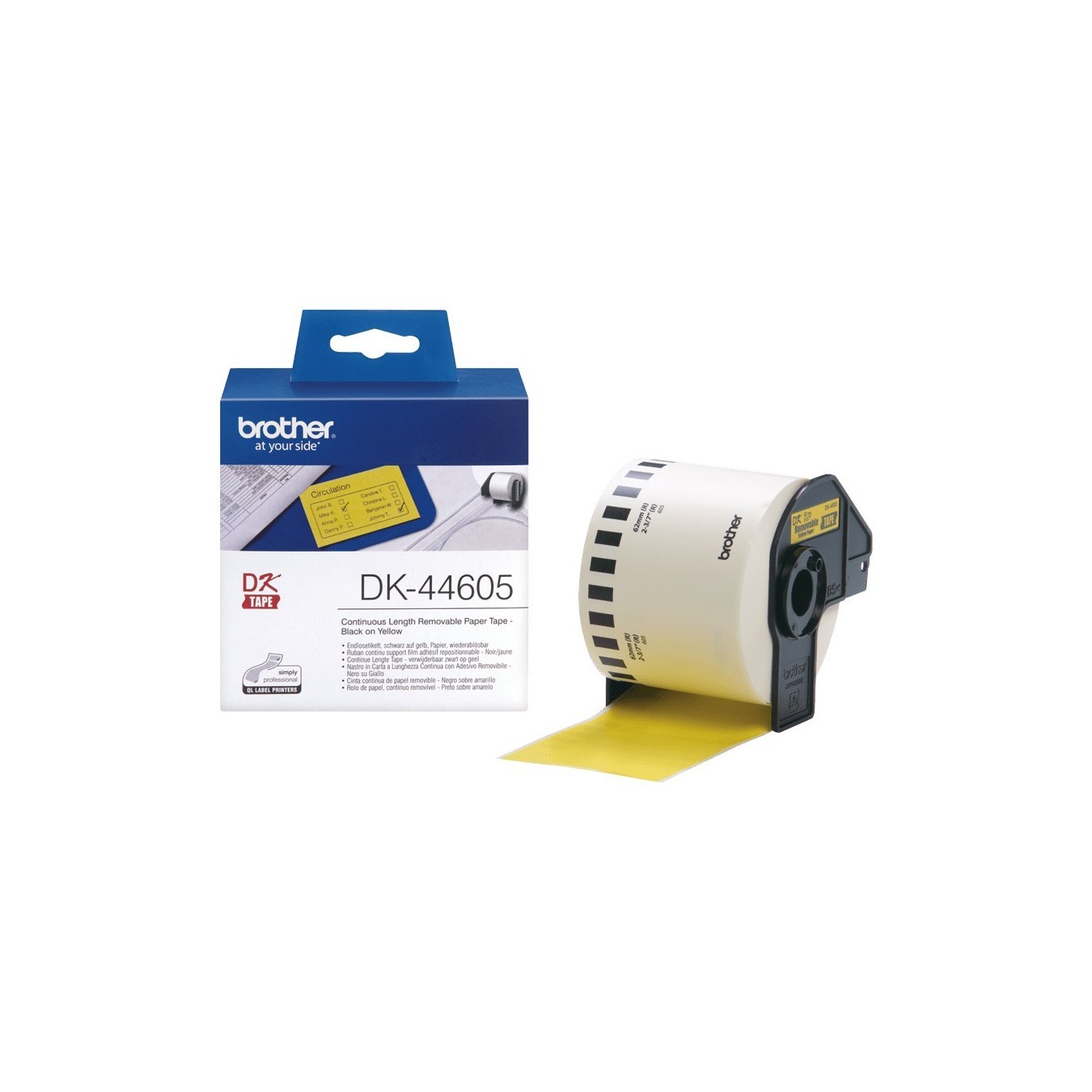 Continuous Label Paper Removable Yellow — Buy in Cyprus with Fast Delivery