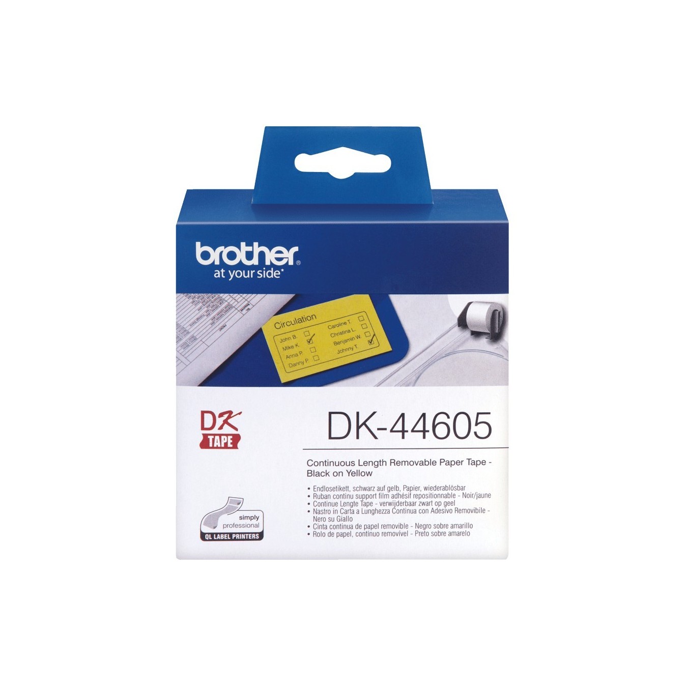 Continuous Label Paper Removable Yellow — Buy in Cyprus with Fast Delivery