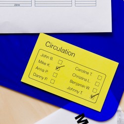 Buy Continuous Label Paper Removable Yellow in Cyprus, Nicosia, Limassol, Larnaka, Pafos