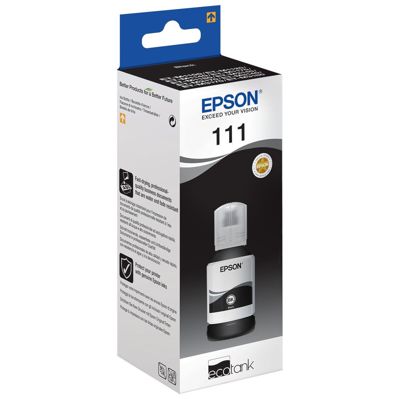 Epson Ink 4LB EcoTank Series - ET-MX1XX - Black Bottle XL — Buy in Cyprus with Fast Delivery