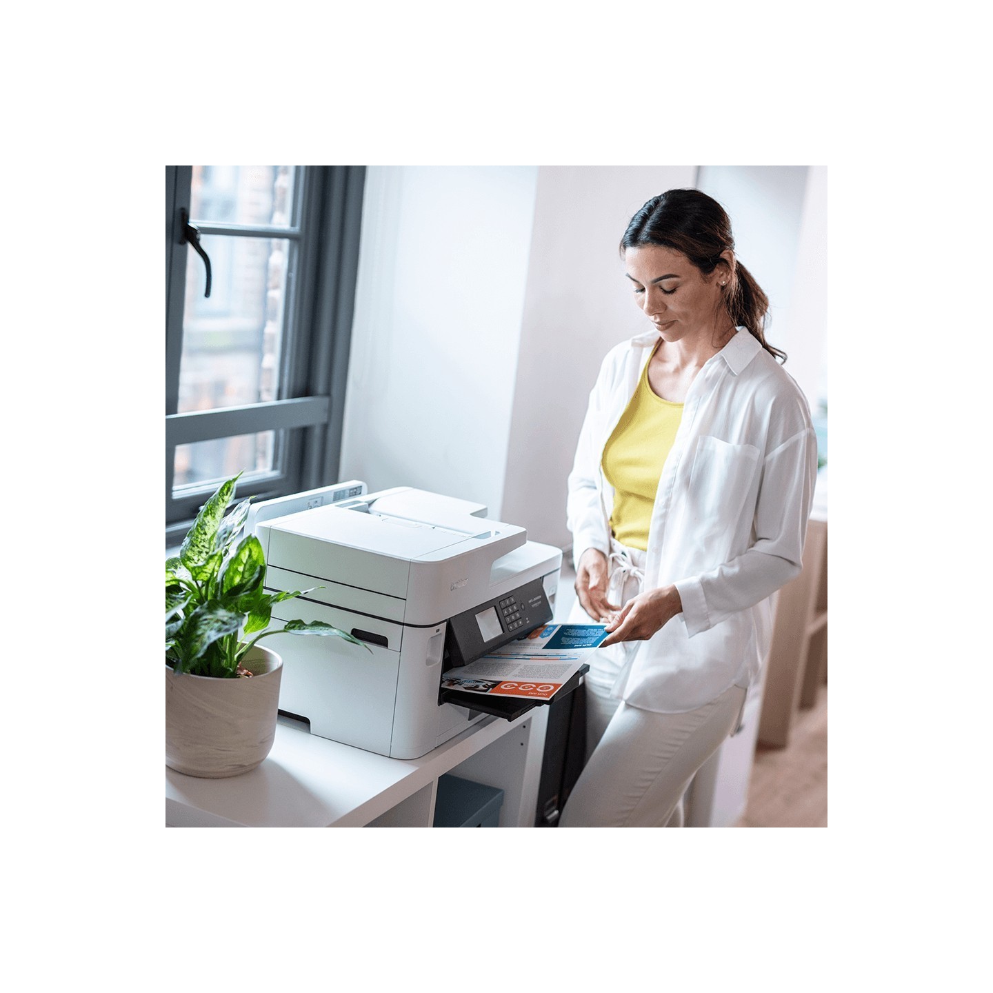 Brother Inkjet Printer - MFC-J5345DW - 4-in-1 LAN/Wi-Fi Duplex ADF — Buy in Cyprus with Fast Delivery