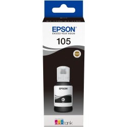 Buy Epson Ink - 4LB 105 - EcoTank Black ink bottle pigmented in Cyprus, Nicosia, Limassol, Larnaka, Pafos