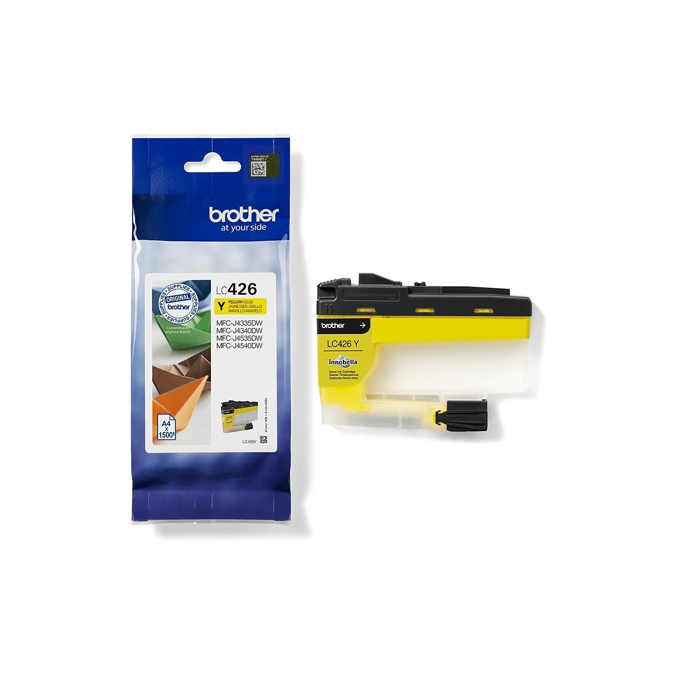 Brother Ink - LC-426Y - Yellow up to 1,500 pages per ISO IEC 24711 — Buy in Cyprus with Fast Delivery