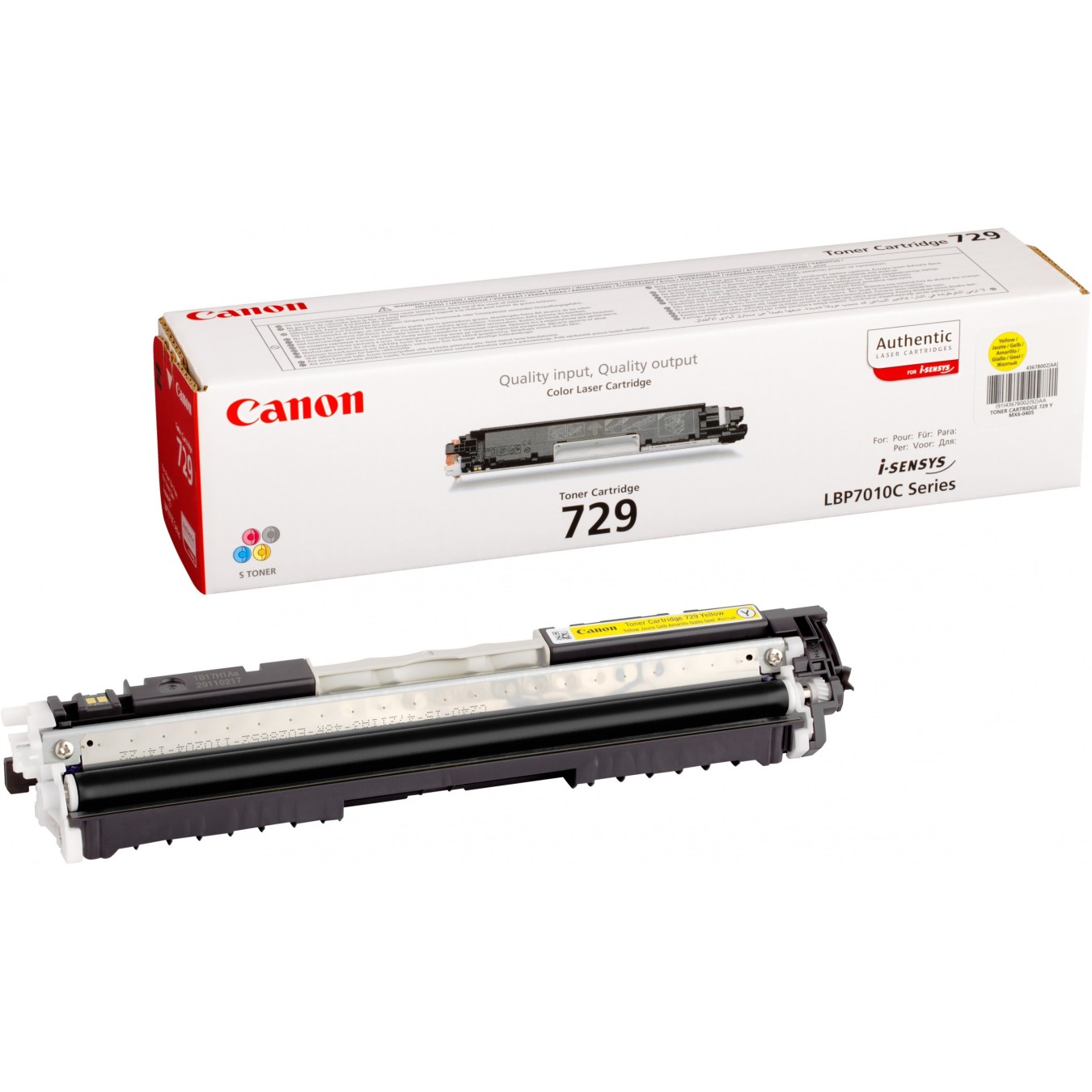 Canon Toner - 4367B002 - 729 Yellow — Buy in Cyprus with Fast Delivery