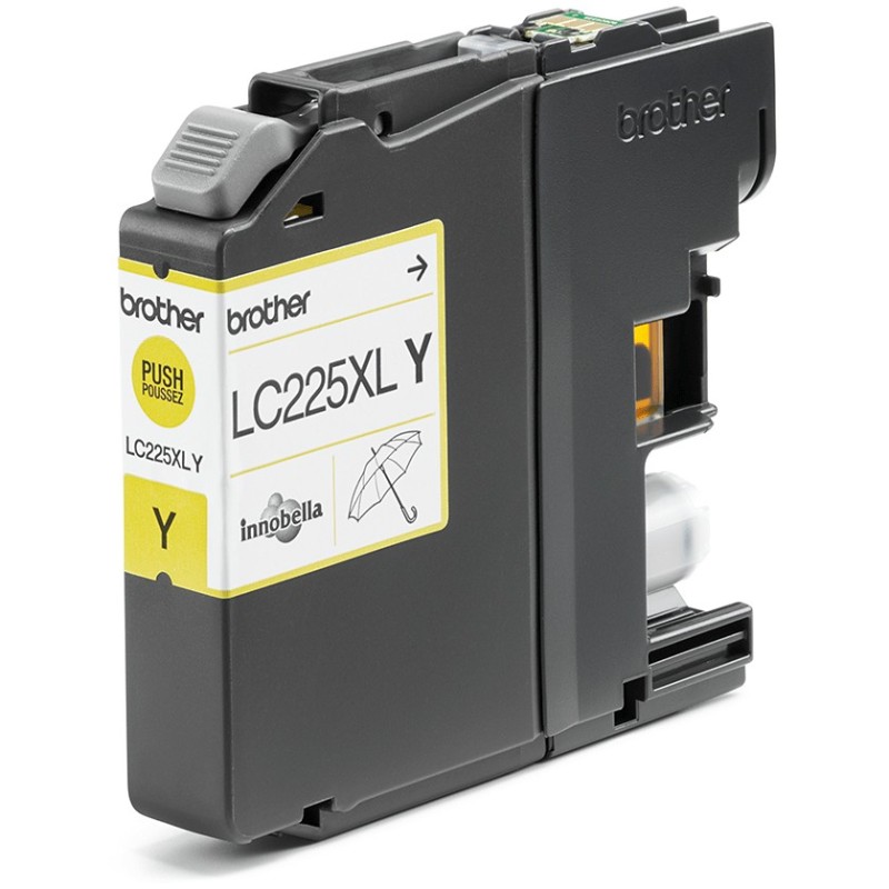 Buy Brother Ink Cartridge - LC-225XL-Y - Yellow up to 1,200 pages per ISO/IEC 24711 in Cyprus, Nicosia, Limassol, Larnaka, Pafos