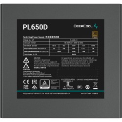 DeepCool PL650D 650W - 80 Plus Bronze ATX 3.1 Non-Modular Power Supply - PL650-D (Boxed) — Buy in Cyprus with Fast Delivery