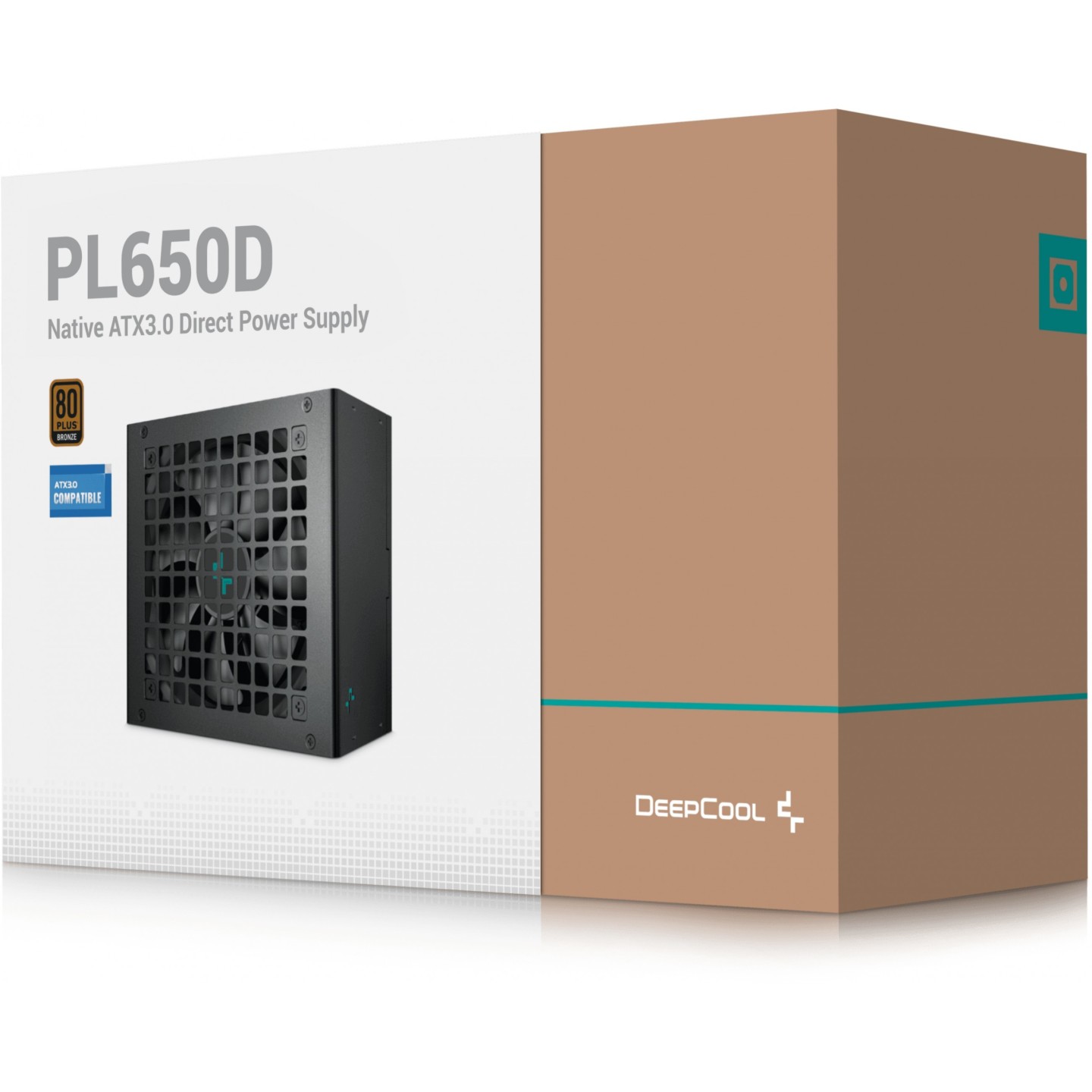 DeepCool PL650D 650W - 80 Plus Bronze ATX 3.1 Non-Modular Power Supply - PL650-D (Boxed) — Buy in Cyprus with Fast Delivery
