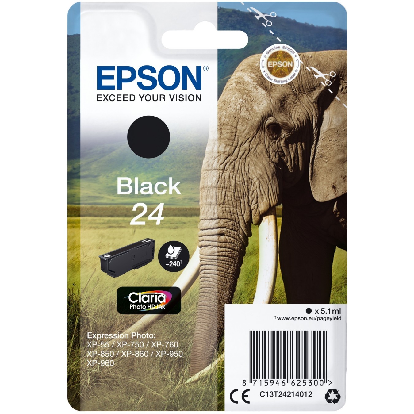 Epson - C13T24214012 - Black — Buy in Cyprus with Fast Delivery