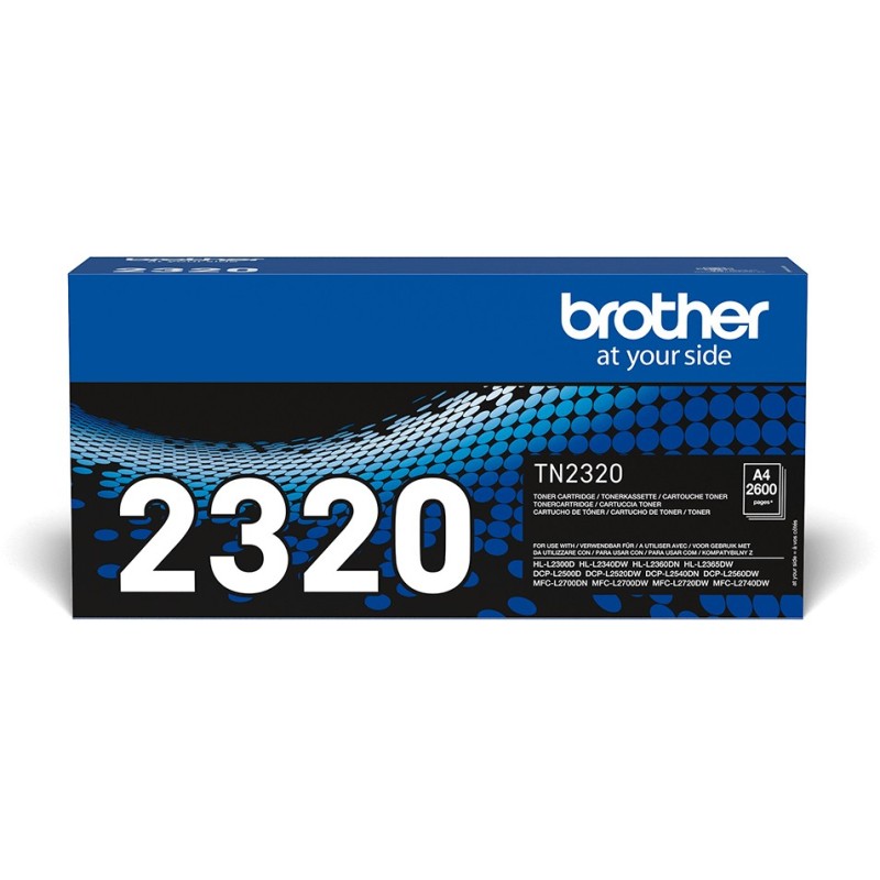 Buy Brother Toner - TN-2320 - Black up to 2,600 pages per ISO IEC 19752 in Cyprus, Nicosia, Limassol, Larnaka, Pafos