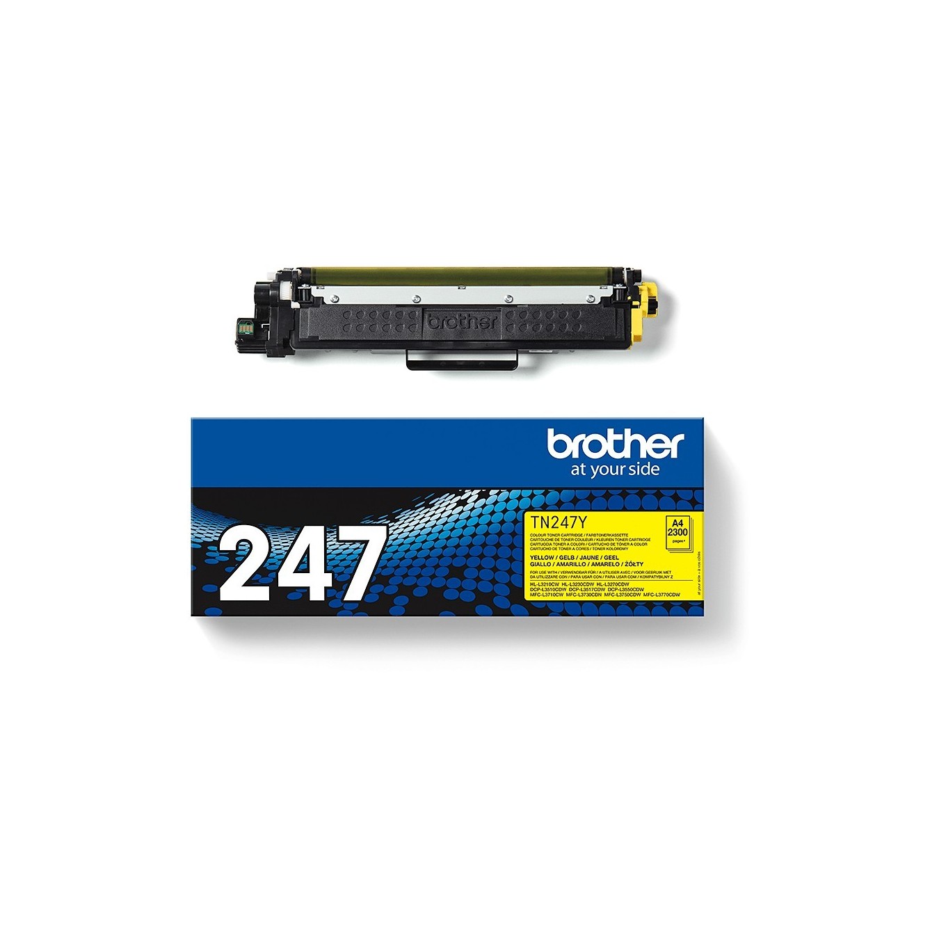 Brother Toner - TN-247Y - Yellow - up to 2,300 pages per ISO/IEC 19798 — Buy in Cyprus with Fast Delivery