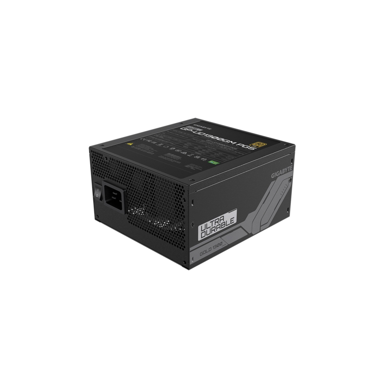 Gigabyte GP-UD1300GM PG5 - 1300W ATX PSU, 80 PLUS Gold, Fully-Modular, Black — Buy in Cyprus with Fast Delivery