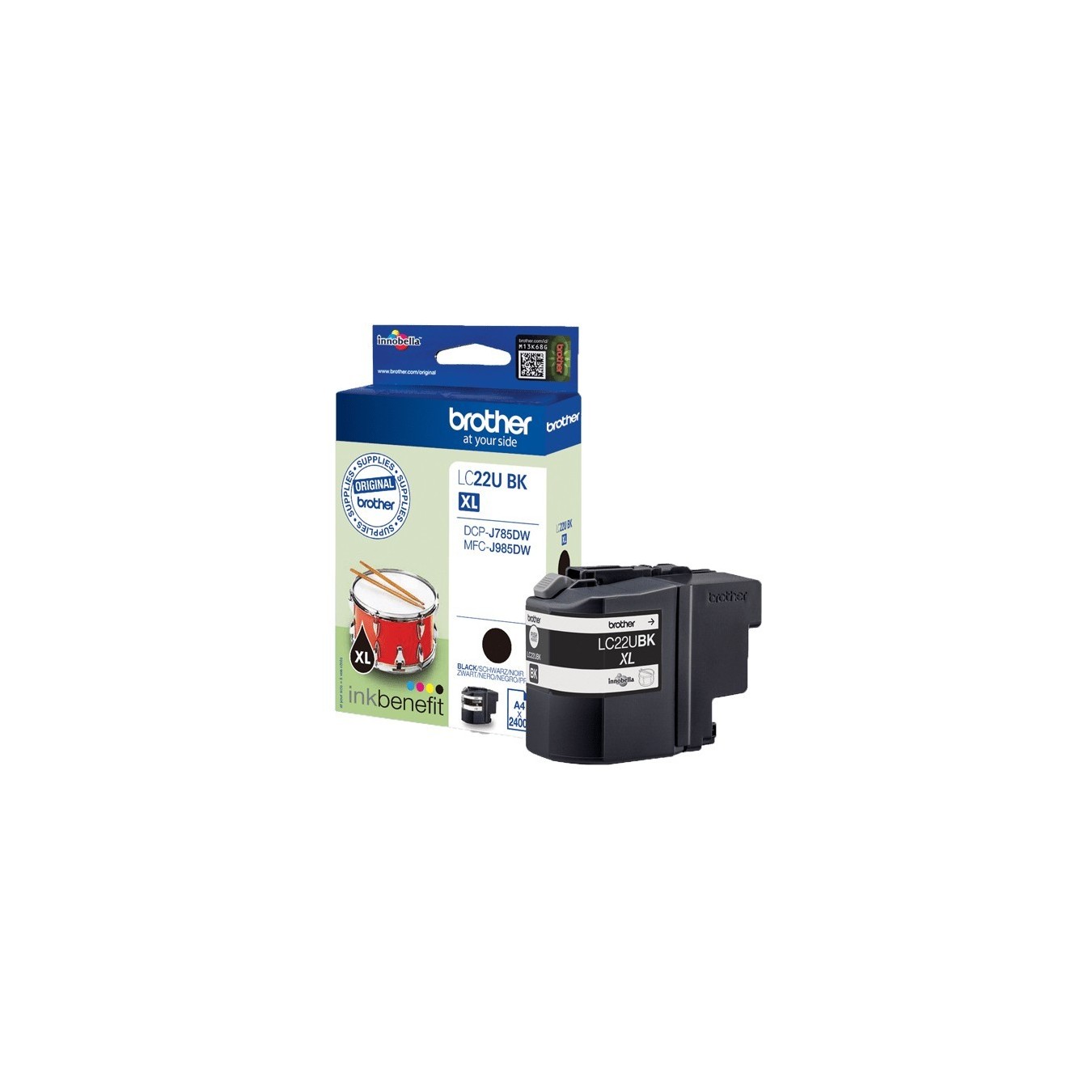 Brother - LC22UBK - Black — Buy in Cyprus with Fast Delivery