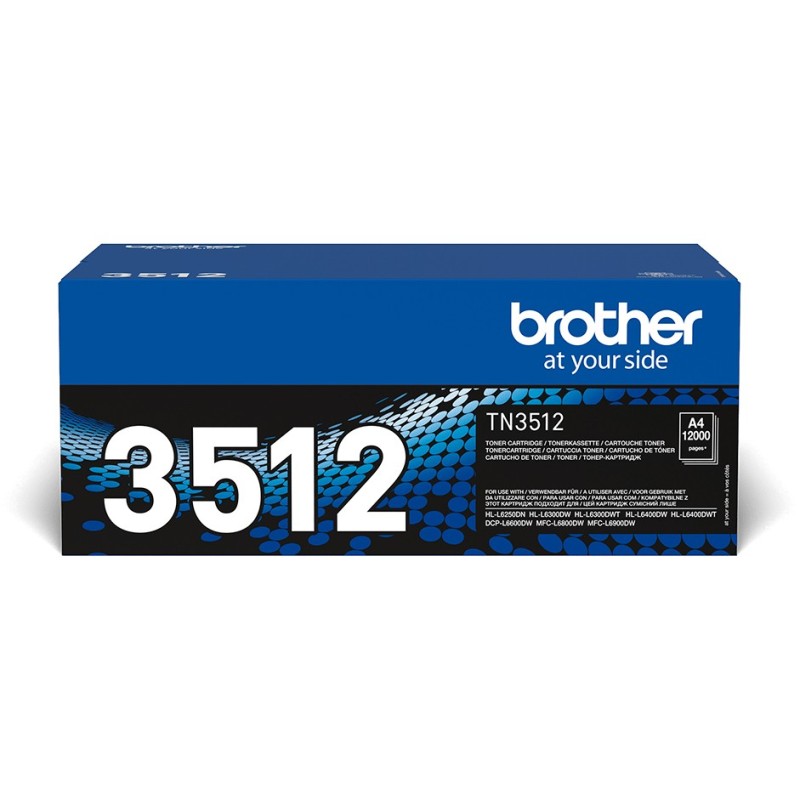 Buy Brother Toner - TN-3512 - Black up to 12,000 pages per ISO 19752 in Cyprus, Nicosia, Limassol, Larnaka, Pafos