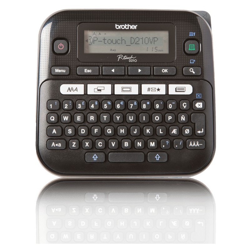 Buy Brother P-Touch Label Printer - PT-D210VP - 3.5 6 9 12 mm Value Pack in Cyprus, Nicosia, Limassol, Larnaka, Pafos