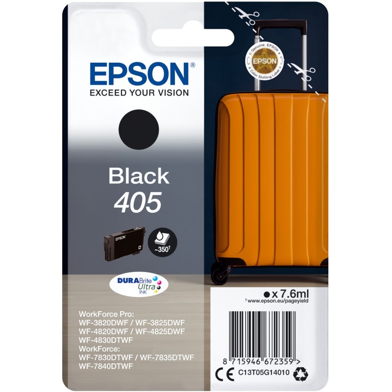 Buy Epson Ink 405 - C13T05G14010 - Black up to 350 pages in Cyprus, Nicosia, Limassol, Larnaka, Pafos