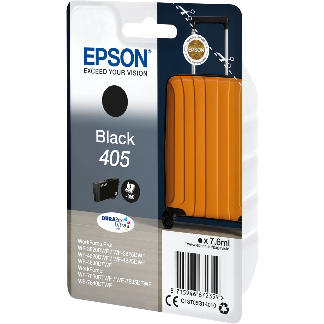 Epson Ink 405 - C13T05G14010 - Black up to 350 pages — Buy in Cyprus with Fast Delivery