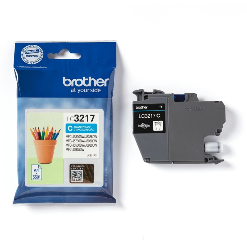Buy Brother Ink - LC-3217C - Cyan in Cyprus, Nicosia, Limassol, Larnaka, Pafos