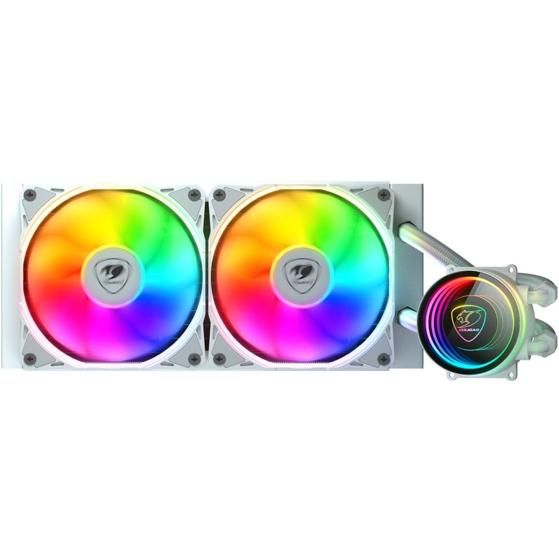 Buy K COUGAR CPU Water Cooling - Poseidon Elite 240 - ARGB White in Cyprus, Nicosia, Limassol, Larnaka, Pafos