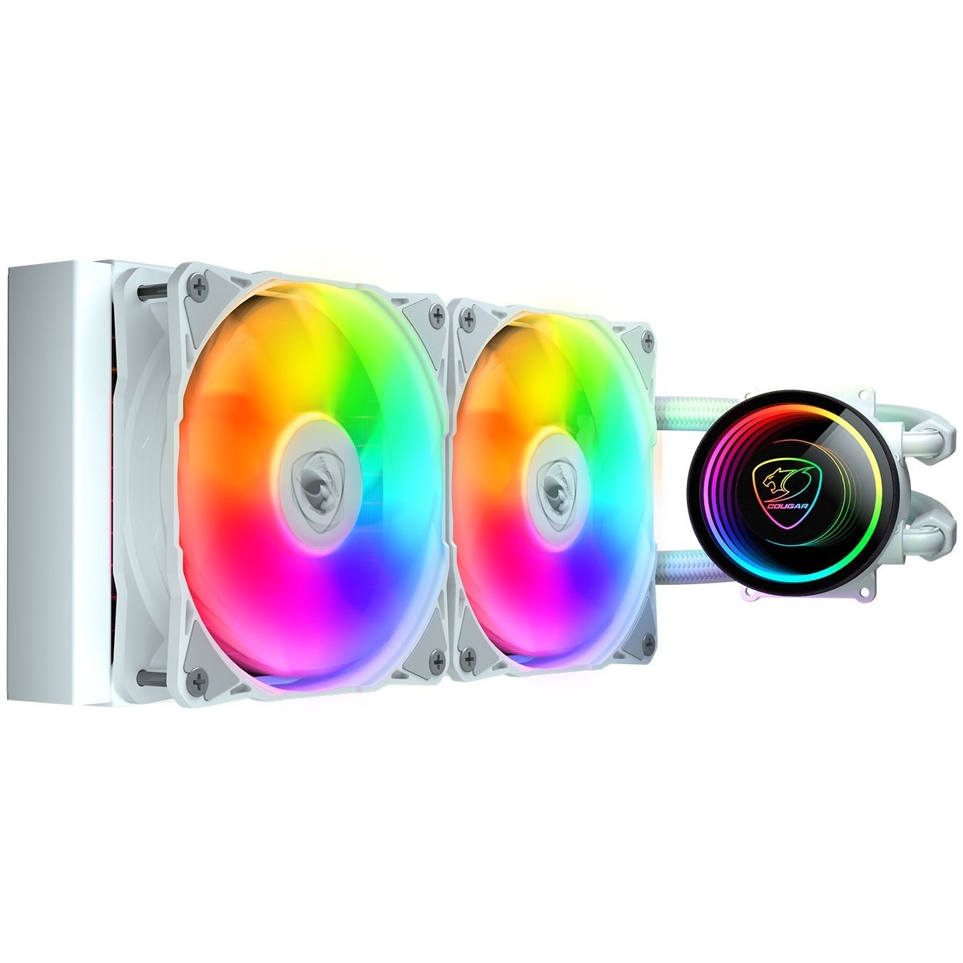 K COUGAR CPU Water Cooling - Poseidon Elite 240 - ARGB White — Buy in Cyprus with Fast Delivery