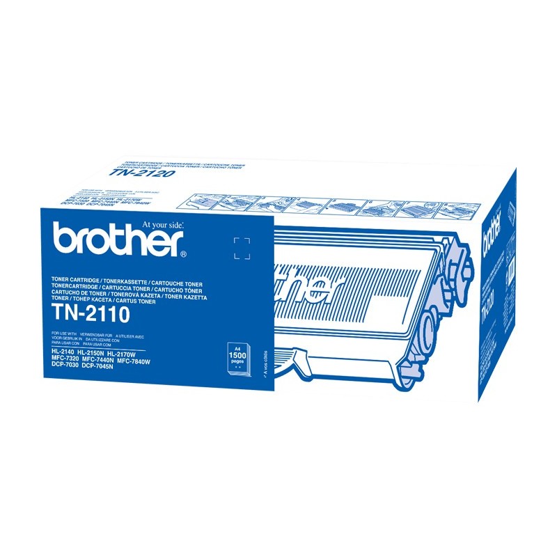 Buy Brother Toner - TN-2110 - Black, 1500 pages (ISO 19752) in Cyprus, Nicosia, Limassol, Larnaka, Pafos