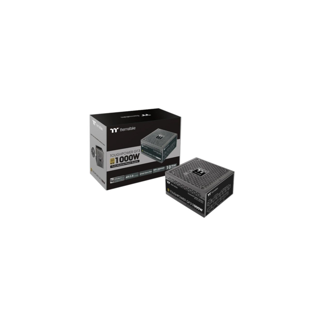 Thermaltake Toughpower GF3 1000W - ATX 3.0 - Fully Modular, 80 PLUS Gold, PCIe Gen5 12+4 (16-pin)
