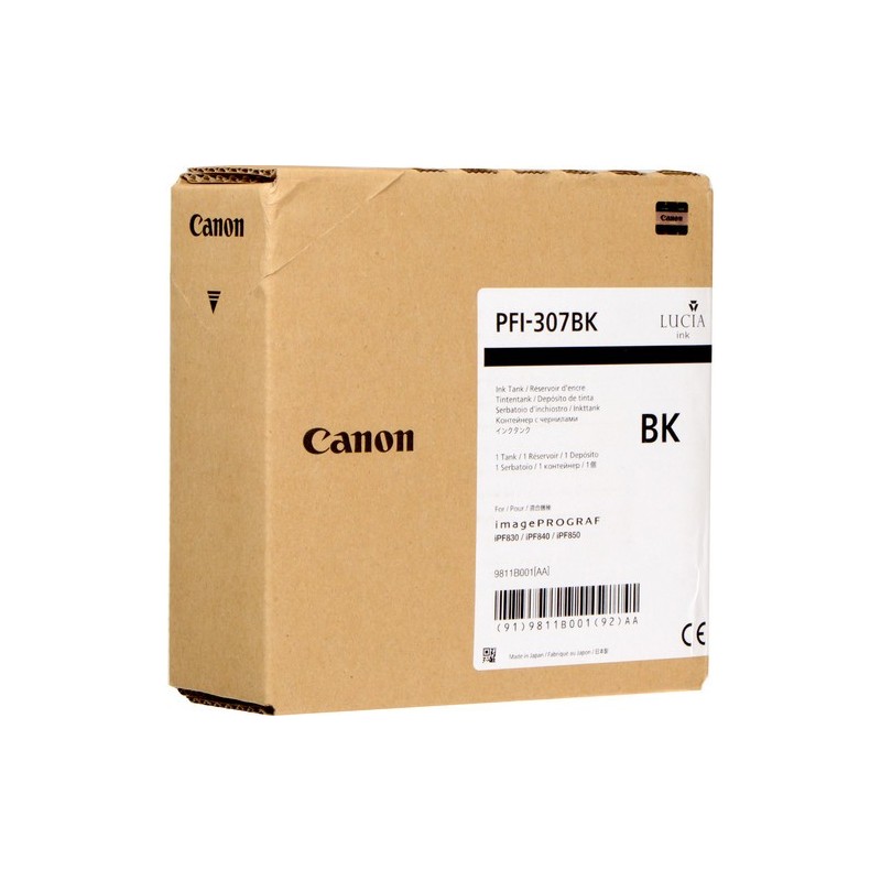 Buy Canon Ink - 9811B001 - PFI-307 BK Black in Cyprus, Nicosia, Limassol, Larnaka, Pafos