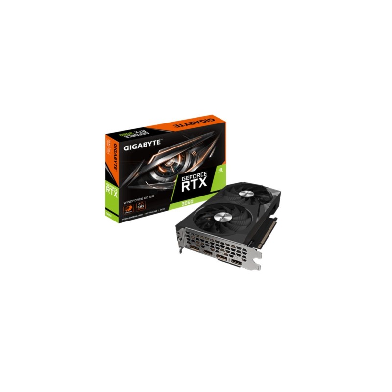 Buy GIGABYTE GeForce RTX 3060 WINDFORCE OC 2.0 (LHR) - 12GB GDDR6, 1792MHz, Black in Cyprus, Nicosia, Limassol, Larnaka, Pafos