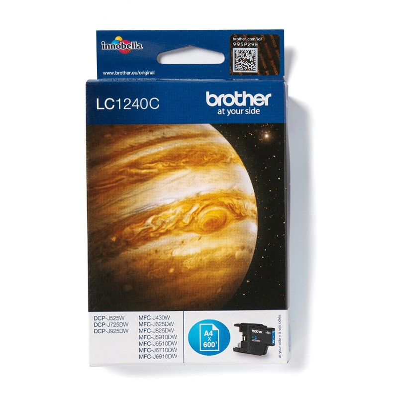 Buy Brother Ink - LC-1240C - Cyan up to 600 pages per ISO IEC 24711 in Cyprus, Nicosia, Limassol, Larnaka, Pafos
