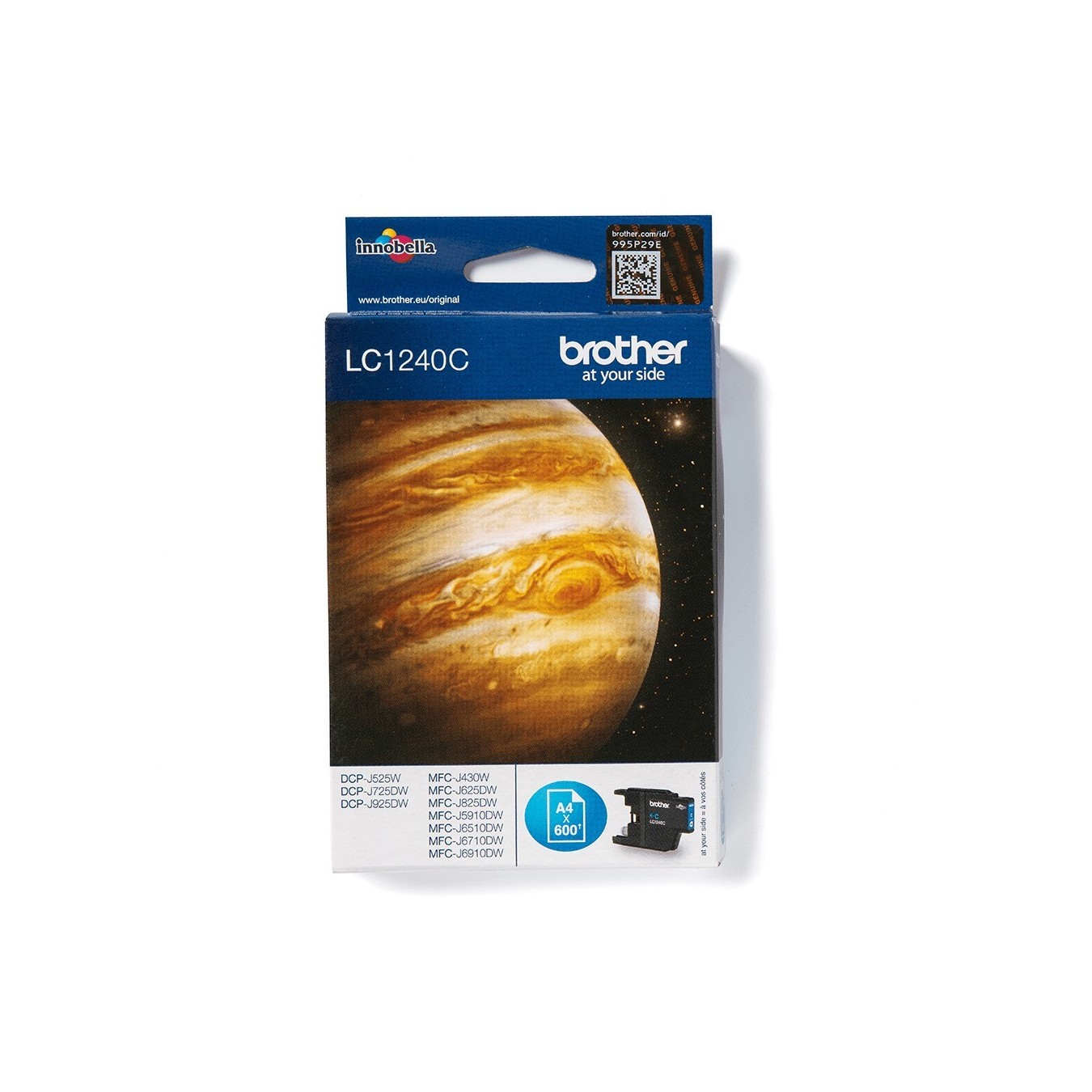 Brother Ink - LC-1240C - Cyan up to 600 pages per ISO IEC 24711 — Buy in Cyprus with Fast Delivery