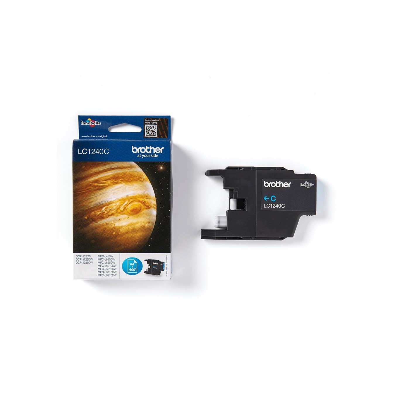 Brother Ink - LC-1240C - Cyan up to 600 pages per ISO IEC 24711 — Buy in Cyprus with Fast Delivery