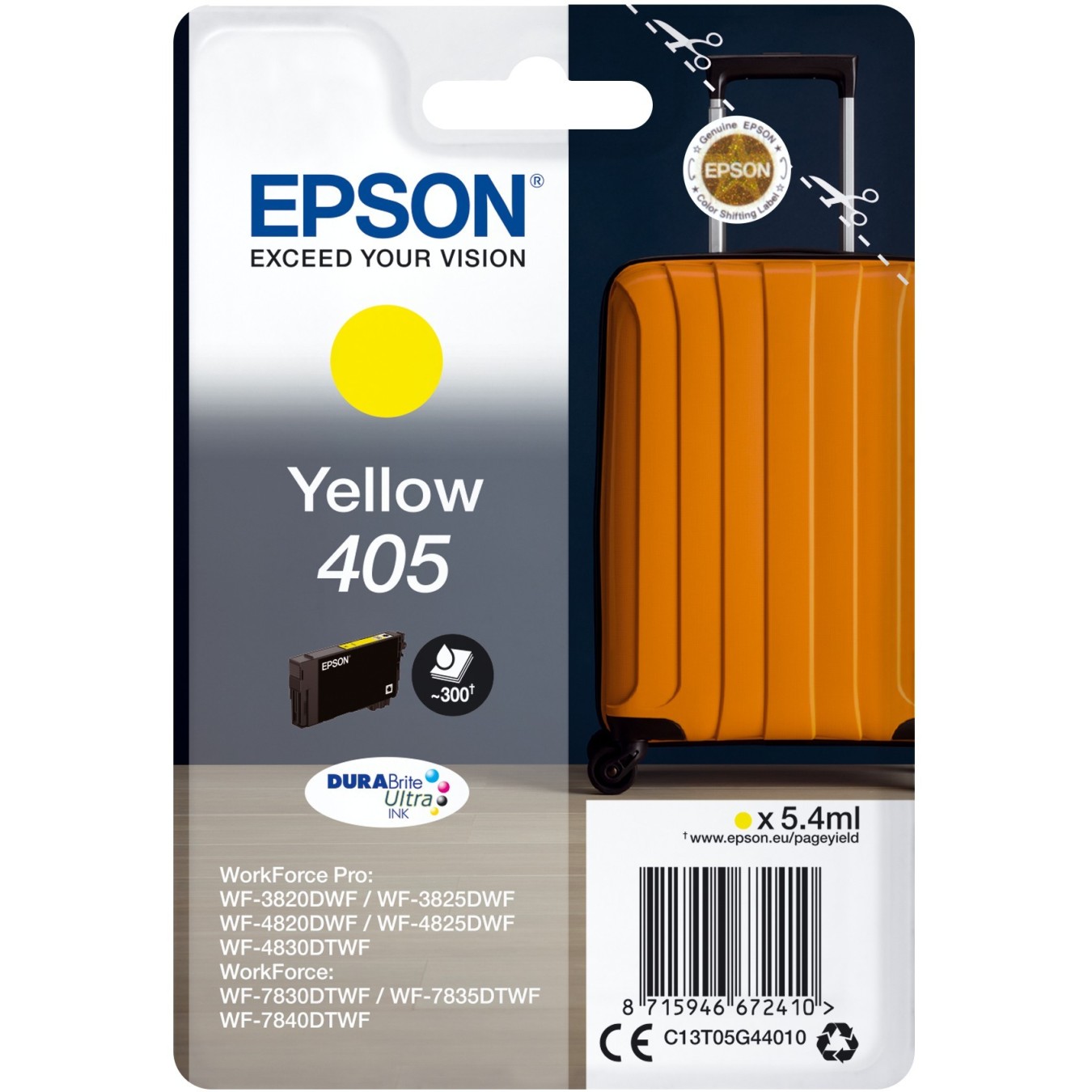 Epson Ink 405 - C13T05G44010 - Yellow - up to 300 pages — Buy in Cyprus with Fast Delivery