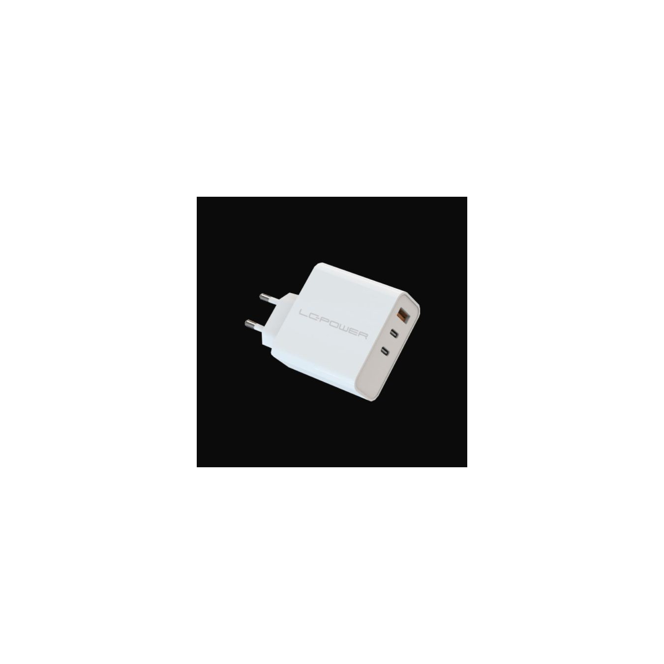 LC-Power Charger - LC-GAN-65 - 2x USB-C USB-A 65W White — Buy in Cyprus with Fast Delivery