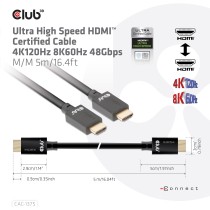 Club3D HDMI Cable A to A - 2.1 Ultra High Speed 10K HDR - 5 m retail — Buy in Cyprus with Fast Delivery