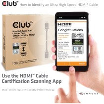Club3D HDMI Cable A to A - 2.1 Ultra High Speed 10K HDR - 5 m retail — Buy in Cyprus with Fast Delivery