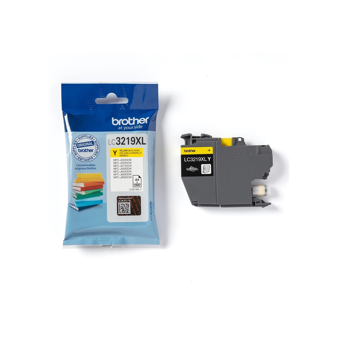 Brother Ink - LC-3219XLY - Yellow up to 3,000 pages per ISO IEC 24711 — Buy in Cyprus with Fast Delivery