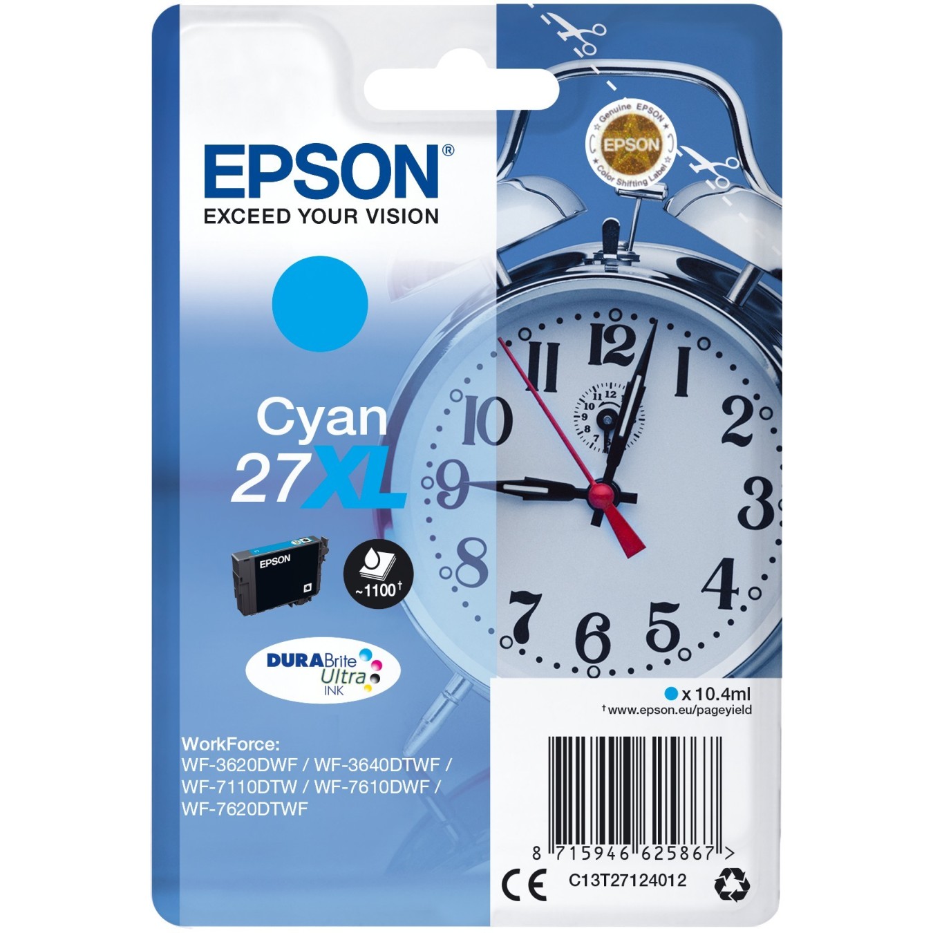Epson - C13T27124012 - cyan HC — Buy in Cyprus with Fast Delivery