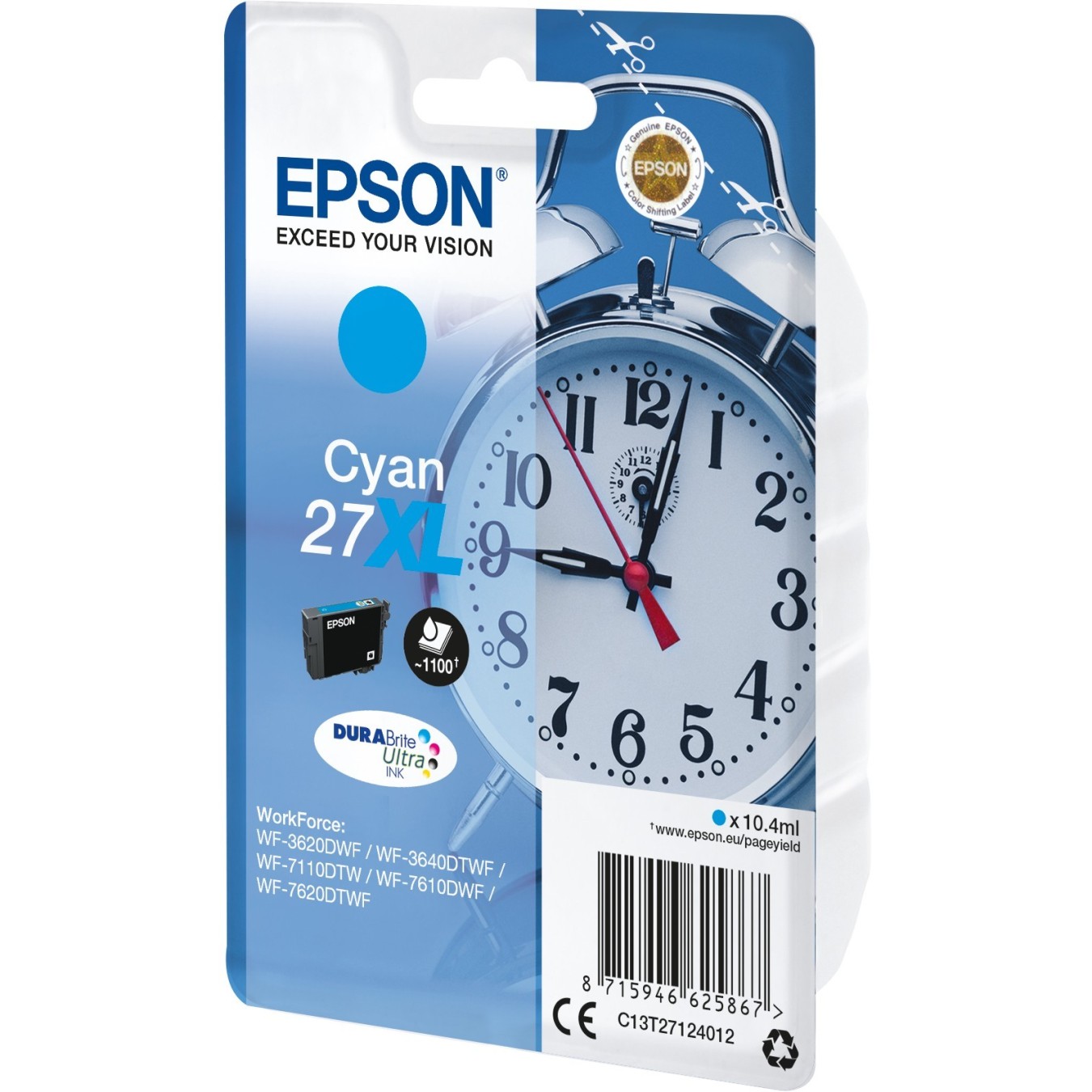 Epson - C13T27124012 - cyan HC — Buy in Cyprus with Fast Delivery