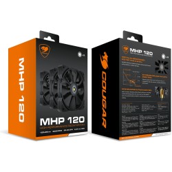 Buy COUGAR Case Fan - MHP 120 - 120mm Black 3-Pack in Cyprus, Nicosia, Limassol, Larnaka, Pafos
