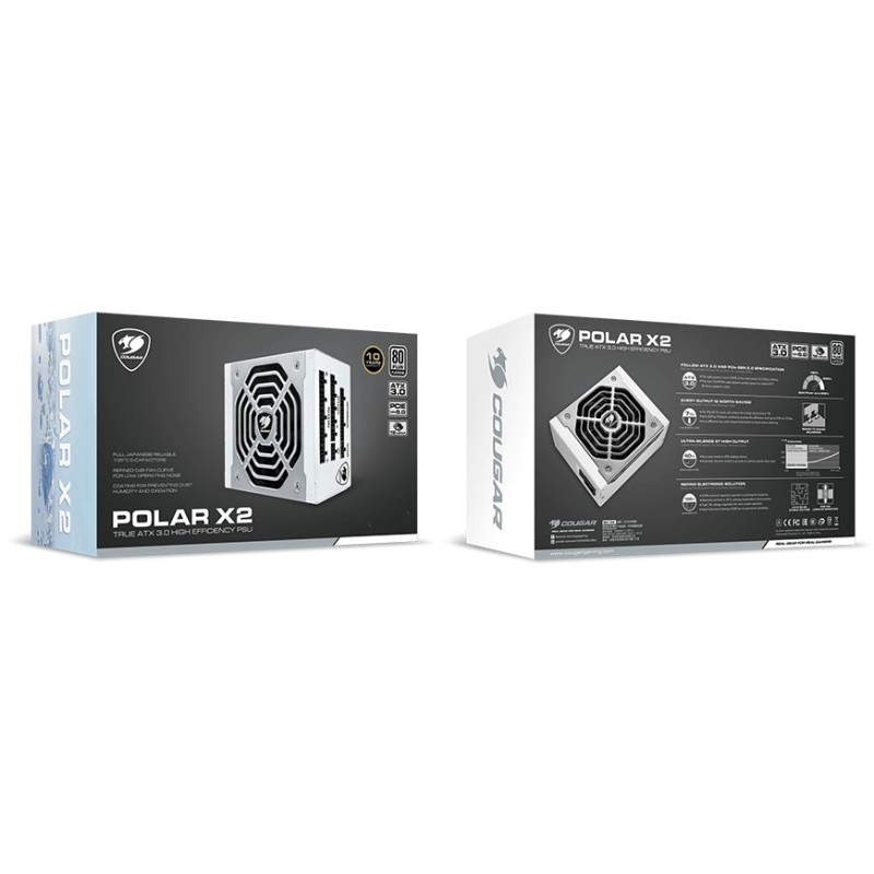Buy COUGAR Power Supply - POLAR X2 1200W - ATX3.1 80 Plus Platinum Modular in Cyprus, Nicosia, Limassol, Larnaka, Pafos