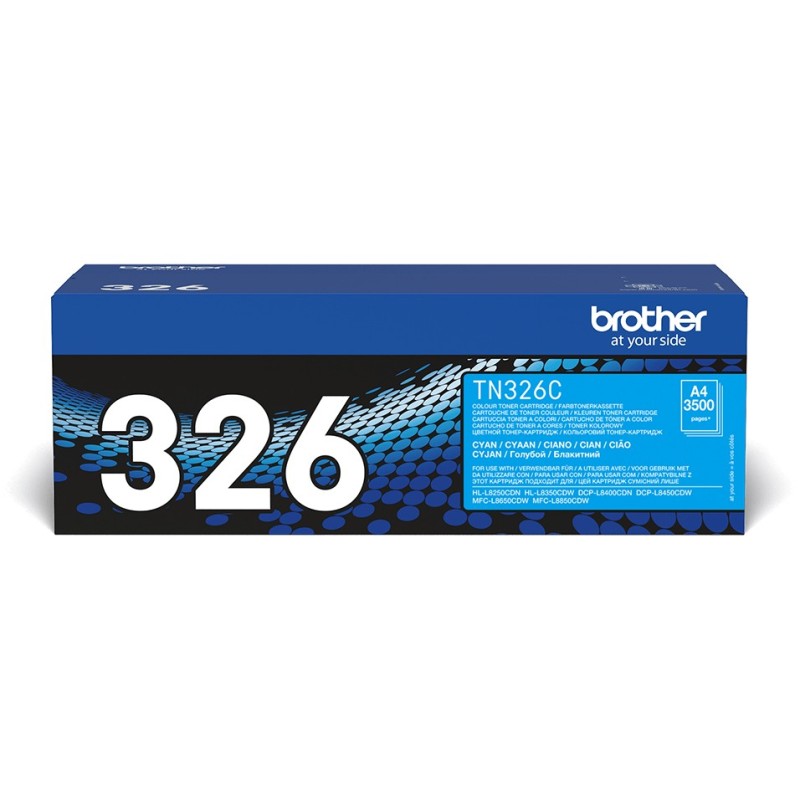 Buy Brother Toner - TN-326C - Cyan - up to 3,500 pages ISO 19798 in Cyprus, Nicosia, Limassol, Larnaka, Pafos
