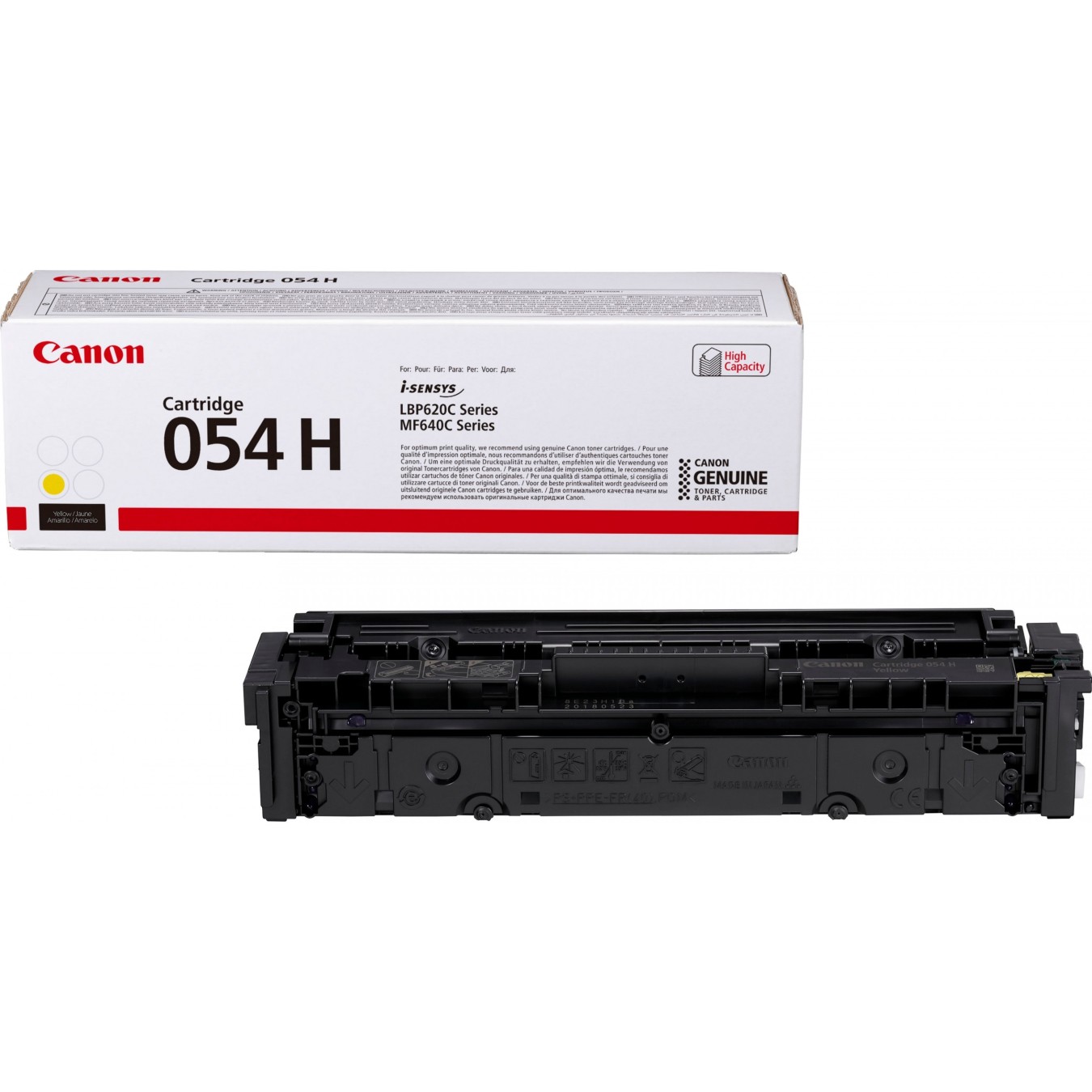 Canon Toner Cartridge - 054 H - High Yield - Yellow - Original - Toner Cartridge — Buy in Cyprus with Fast Delivery