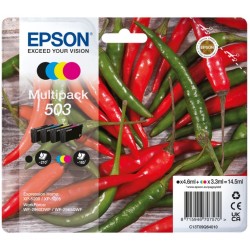 Buy Epson Ink 503 - C13T09Q64010 - 4-pack (BKMCY) up to 165 pages in Cyprus, Nicosia, Limassol, Larnaka, Pafos