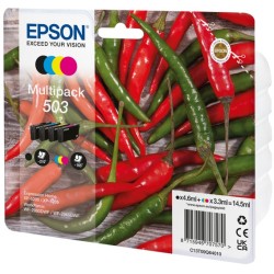 Buy Epson Ink 503 - C13T09Q64010 - 4-pack (BKMCY) up to 165 pages in Cyprus, Nicosia, Limassol, Larnaka, Pafos