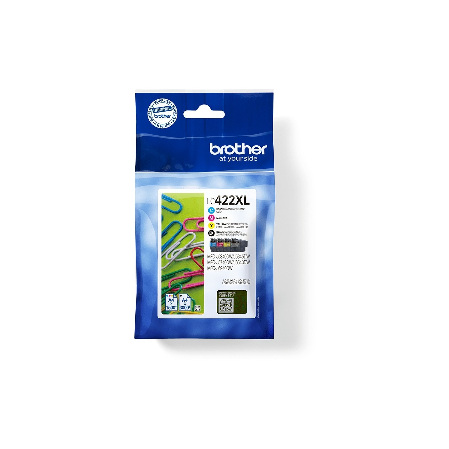 Brother Ink - LC422XLVAL - 4-pack (BKCMY) — Buy in Cyprus with Fast Delivery