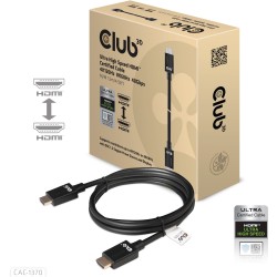 Buy Club3D HDMI Cable A to A - 2.1 Ultra High Speed - 10K HDR - 1.5m in Cyprus, Nicosia, Limassol, Larnaka, Pafos