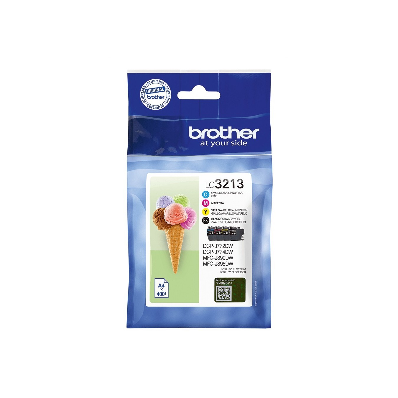 Brother Ink - LC-3213VALDR - Value Pack (BK C M Y) — Buy in Cyprus with Fast Delivery