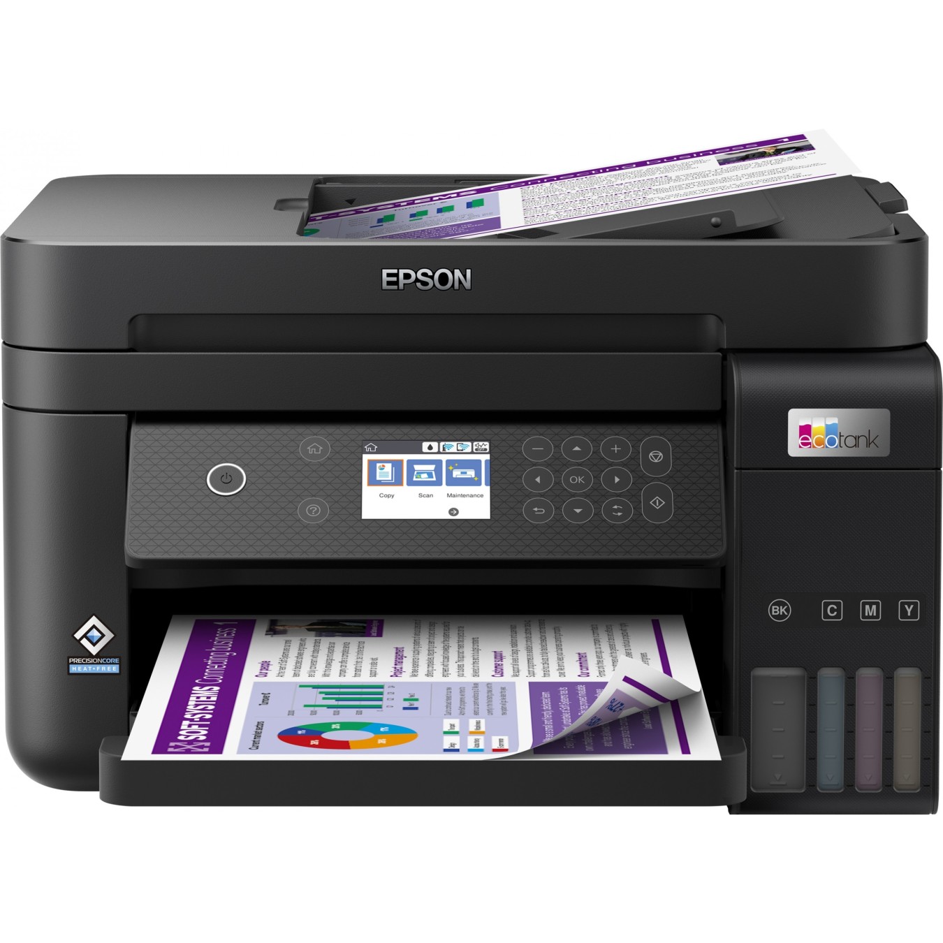 Epson EcoTank Inkjet Printer - ET-3850 - 3-in-1, A4, Wi-Fi WLAN, ADF, Duplex — Buy in Cyprus with Fast Delivery